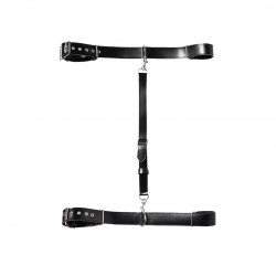 Бондажний набір Art of Sex - Michelle чорний, екошкіра