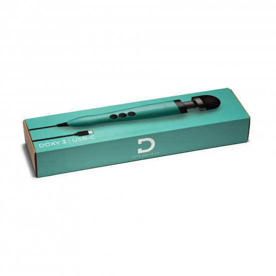 Вібромасажер DOXY3 USB-C Massager TURQUOISE