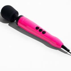 Вібромасажер DOXY Die Cast Massager Hot Pink, дуже потужний, живлення 220В, металевий корпус