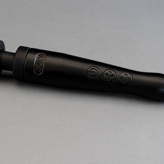 Вібромасажер DOXY Die Cast 3 Matt Black, дуже потужний, живлення 220В, металевий корпус