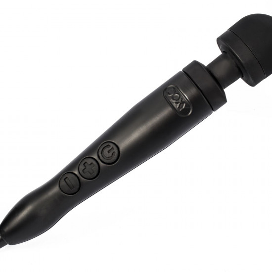 Вібромасажер DOXY Die Cast 3 Matt Black, дуже потужний, живлення 220В, металевий корпус