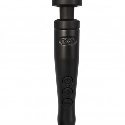 Вібромасажер DOXY Die Cast 3 Matt Black, дуже потужний, живлення 220В, металевий корпус