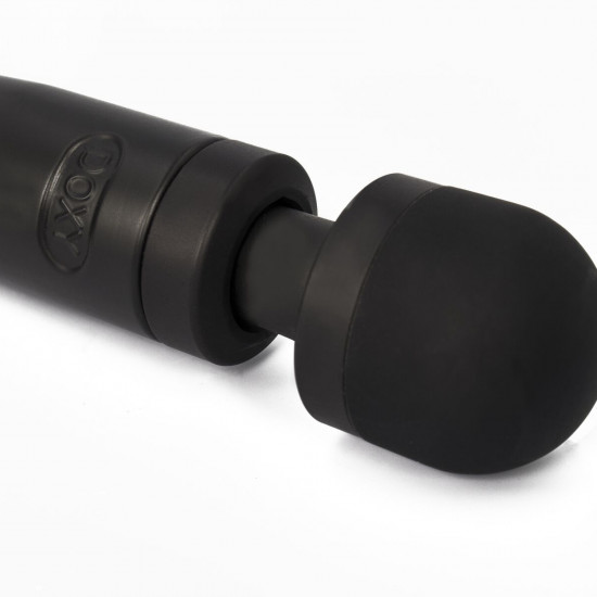 Вібромасажер DOXY Die Cast 3 Matt Black, дуже потужний, живлення 220В, металевий корпус