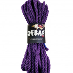 Джутова мотузка для шибарі Feral Feelings Shibari Rope, 8 м бузкова