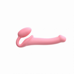 Безремінний страпон Strap-On-Me Rose XL, повністю регульований, діаметр 4,5 см