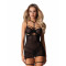 Бебі-долл Obsessive Arrowel Black chemise S/M