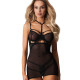 Бебі-долл Obsessive Arrowel Black chemise S/M