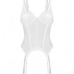 Корсет Obsessive Arrowel White corset 2XL/3XL