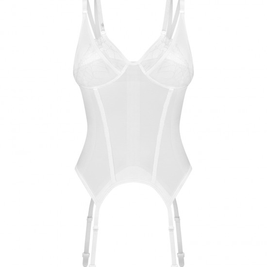 Корсет Obsessive Arrowel White corset 2XL/3XL