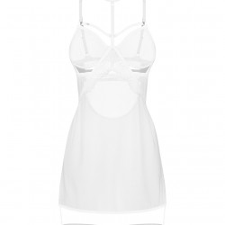 Бебі-долл Obsessive Arrowel White chemise L/XL