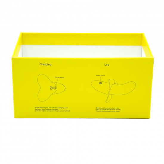 Вібратор-банан Banana Bliss Mini Silicone Vibrator, вагінально-кліторальна стимуляція, 10 режимів