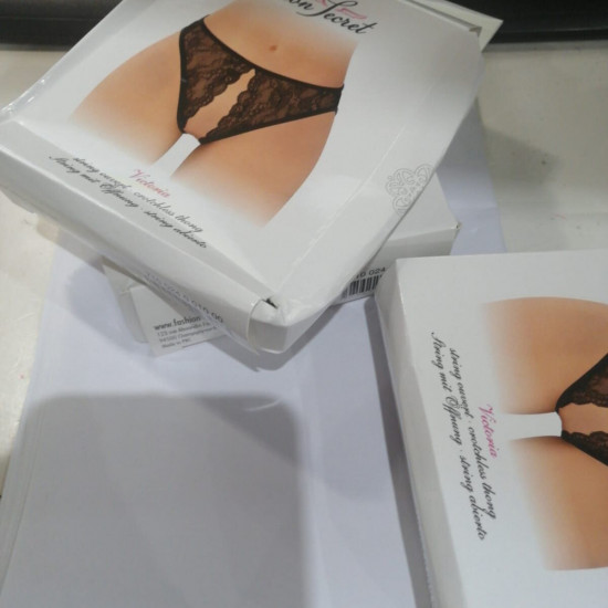 Трусики Fashion Secret Victoria Black (м'ята упаковка!!!)