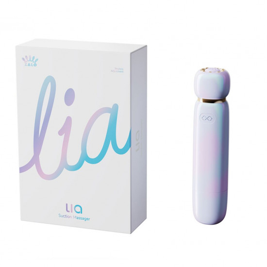 Вакуумний кліторальний стимулятор Zalo Lia Floral White