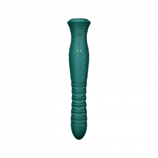 Пульсатор-кролик з вібрацією Zalo Mose 2 Turquoise Green