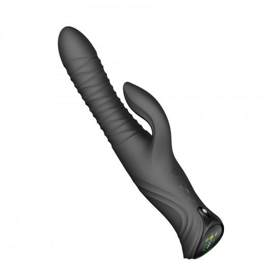 Пульсатор-кролик з вібрацією Zalo Mose 2 Obsidian Black