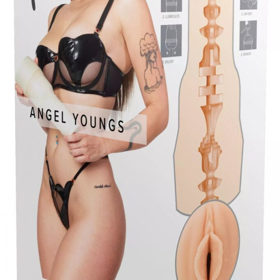 Мастурбатор Fleshlight Girls: Angel Youngs - Sweetness, зі зліпка вагіни, дуже ніжний