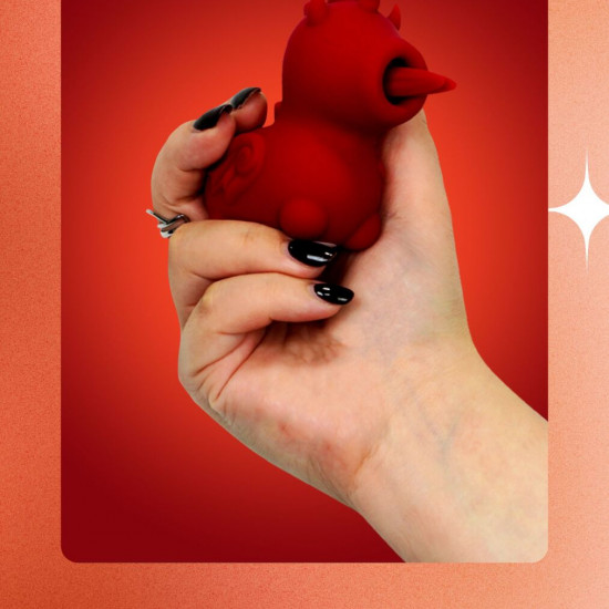 Вібратор-єдиноріжка Unihorn - Blaze Diablo, пестливий язичок