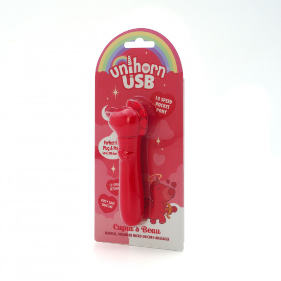 Вібратор-єдиноріжка Unihorn USB Bullet - Cupid's Beau, віброкуля, USB-зарядка
