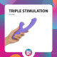 Вібратор-кролик Good Vibes Only - Tess Rabbit Vibrator with G-Spot Stimulator
