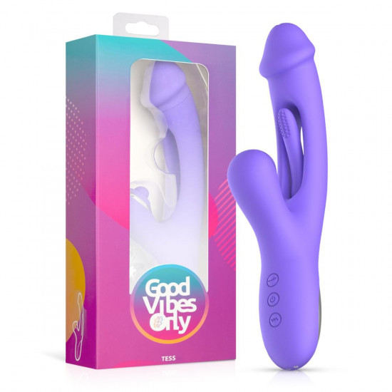 Вібратор-кролик Good Vibes Only - Tess Rabbit Vibrator with G-Spot Stimulator