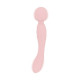 Вібромасажер Good Vibes Only - SIMI Double-Sided Wand Vibrator Soft Silicone - Pink