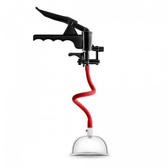 Вакуумна помпа для вульви Blush Temptasia – Advanced Pussy Pump System, механічна, важіль