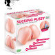 Смоктальна вагіна-мастурбатор Real Body Real Nina, вагіна та анус, з вібрацією і звуком