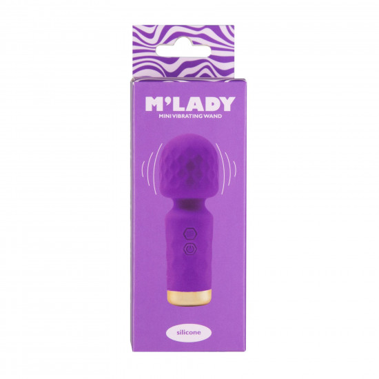 Вібромасажер M’Lady Mini Vibrating Wand Purple