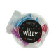 Набір фалоімітаторів ADDICTION Silly Willy 3.3” Silicone Dildo, 3 кольори, 12 шт