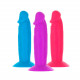 Набір фалоімітаторів ADDICTION Silly Willy 3.3” Silicone Dildo, 3 кольори, 12 шт