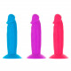 Набір фалоімітаторів ADDICTION Silly Willy 3.3” Silicone Dildo, 3 кольори, 12 шт
