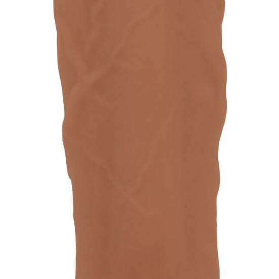 Фалоімітатор ADDICTION Steven 7.5" Silicone Dong Caramel, віброкуля в подарунок