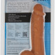 Фалоімітатор ADDICTION Steven 7.5" Silicone Dong Caramel, віброкуля в подарунок