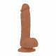 Фалоімітатор ADDICTION Steven 7.5" Silicone Dong Caramel, віброкуля в подарунок