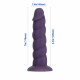 Фалоімітатор Fantasy by Addiction Unicorn Dildo 7” Purple, віброкуля в подарунок