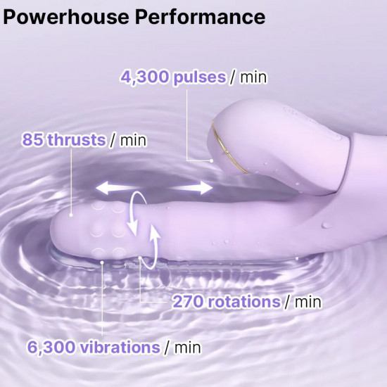 Смарт-вібратор 5в1 Svakom DuoGlow, пульсівний вібратор з намистинами та пульсівний стимулятор