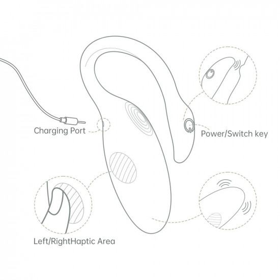 Смарт-віброяйце Magic Motion Flamingo Max Blue 2 в 1: віброяйце та тренажер Кегеля, 10 режимів