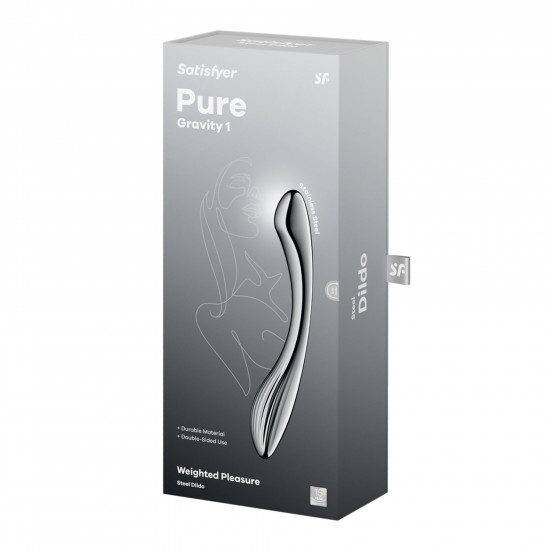 Металевий дилдо Satisfyer Pure Gravity 1