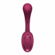 Вагінально-кліторальний вібратор Satisfyer G for Goddess 2 Wine Red, 2 мотори