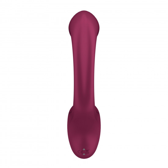 Вагінально-кліторальний вібратор Satisfyer G for Goddess 2 Wine Red, 2 мотори