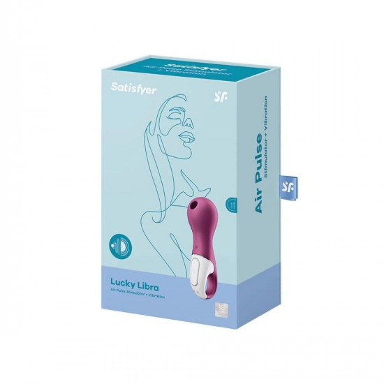Вибромассажер с вакуумной стимуляцией Satisfyer Lucky Libra