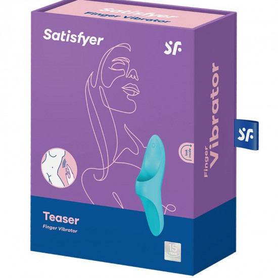 Вибратор на палец Satisfyer Teaser Light Blue