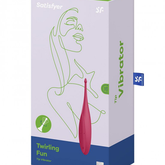 Вибратор для клитора Satisfyer Twirling Fun Poppy Red