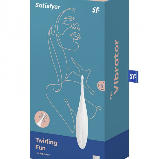 Вибратор для клитора Satisfyer Twirling Fun White