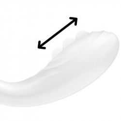 Вібратор із перлинною стимуляцією точки G Satisfyer Rrrolling Pleasure White